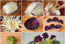 How to Make Beautiful Cabbage Flower Bouquet Edible-Flower-Bouquet-Cabbage