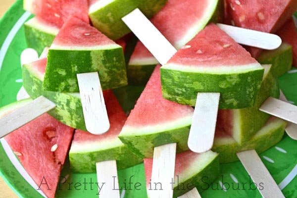 How to Cut Watermelon - diy watermelon popsicle
