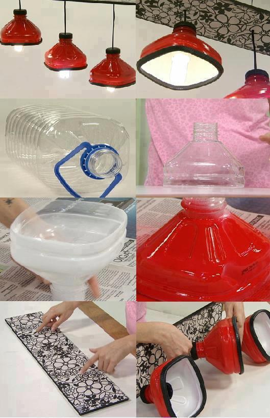 DIY Plastic bottle lamp tutorial