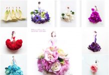 Amazing and Creative 3D Floral Watercolor Painting Art Watercolor Painting Art with Real Flowers
