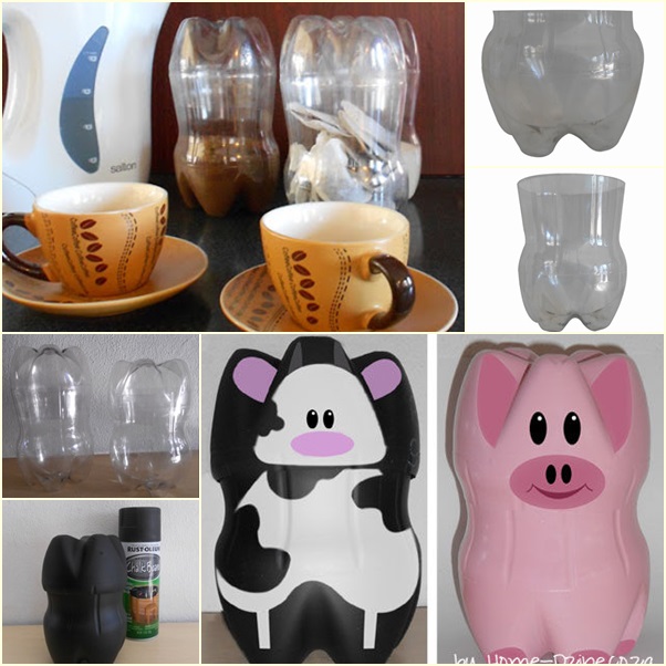 animals from plastic bottle