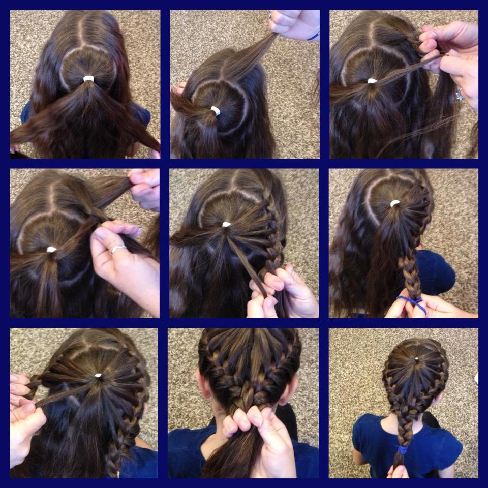 braided heart hairstyle