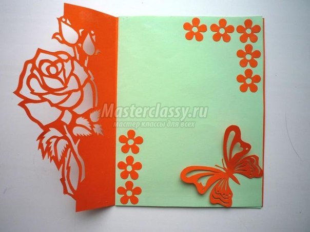 Free Carved Greeting Card Pattern - Rose and Butterfly6.jpg