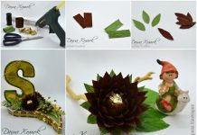 How to Make Chocolate Lotus Flower for Gift Decor crepe paper lotus