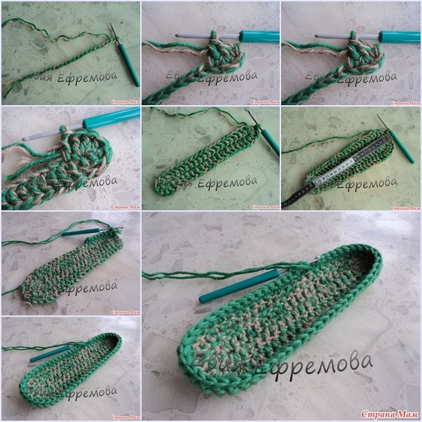 crochet ballet shoes