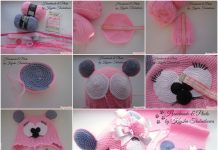 How to Crochet Cute Mouse Hat and Scarf