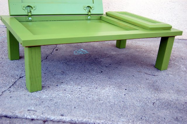 DIY Cabinet Door Art Desk for Kids Tutorial