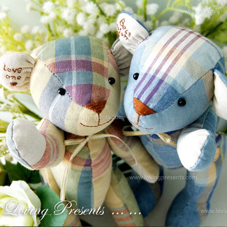 DIY Cute Jean Teddy Bear Free Sew Pattern & Template