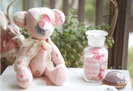 DIY Cute Jean Teddy Bear Free Sew Pattern & Template