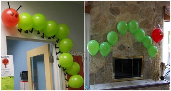 DIY Balloon Flower Party Decoration