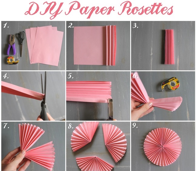 easy folded paper rosette02