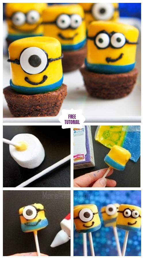 DIY Minion Marshmallow Pops in 4 Easy Steps - Easy Tutorial