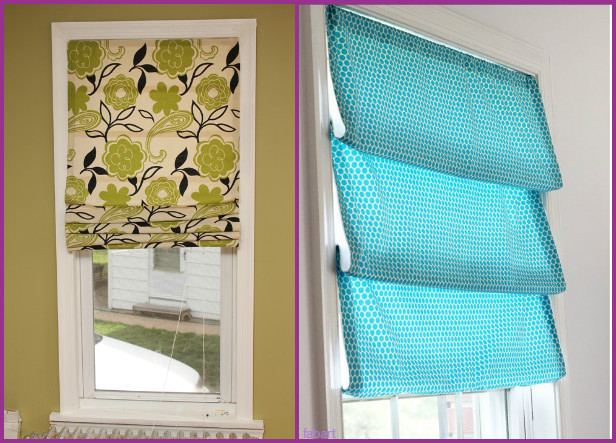 How to DIY Window Roman Shade Tutorial 