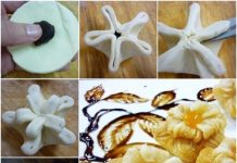 How to Make Easy Fried Flower Puff Pastry fried flower puff pastry