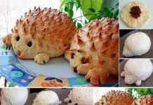How to Make Cute Hedgehog Bread hedgehog bread