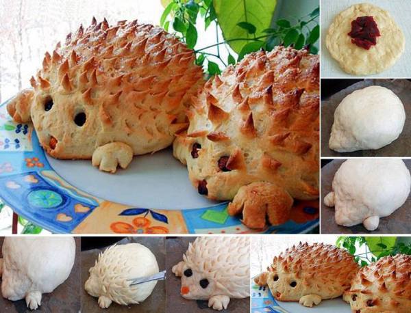hedgehog bread