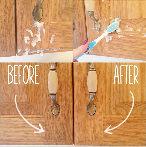 2-Ingredient Homemade Kitchen Cabinet Gunk Remover