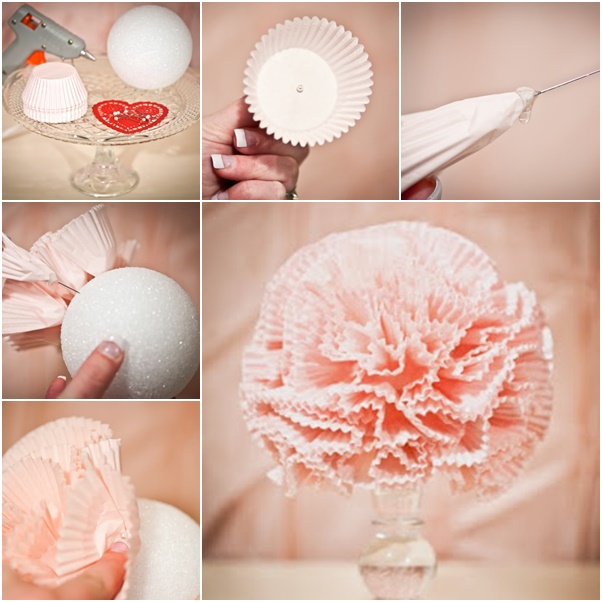 Cupcake Liner Pom Pomander