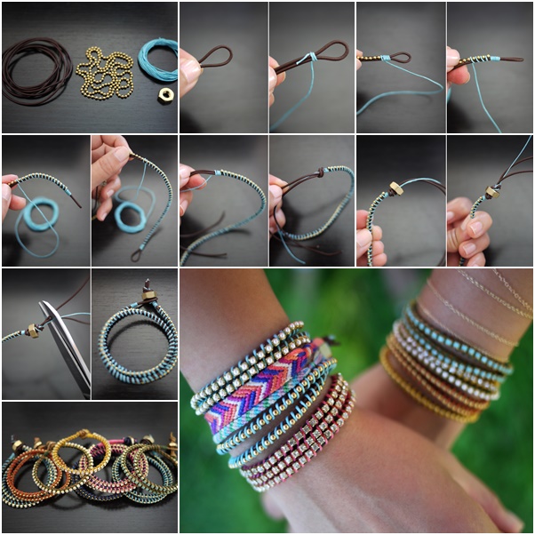 DIY Cool Wrap bracelet