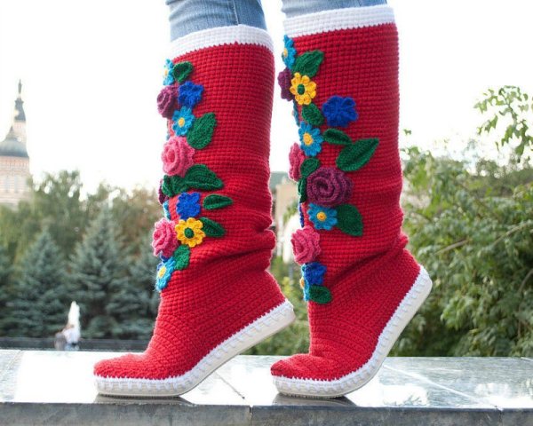 DIY Lovely Crochet Boot Slippers - Video