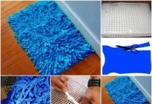 How to DIY Eco Bath Rug from Old T-shirts How to DIY Eco Bath Rug from Old T-shirts