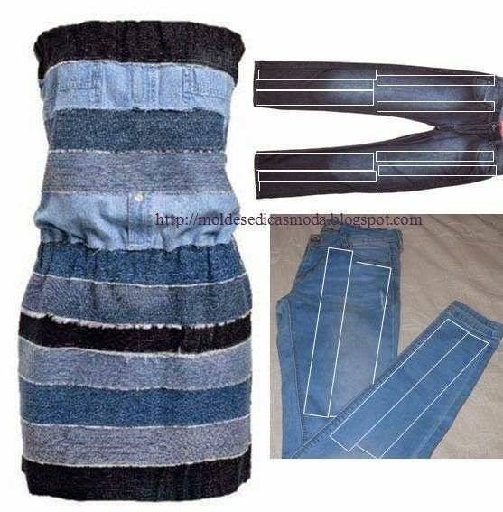 Tag et bad Mistillid mærke DIY Ideas to Refashion Old Jeans Free Templates - Repurpose Old Jeans