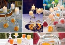 Fab Ideas on DIY Inverted Wine Glass Centerpieces DIY Inverted Wine Glass Centrepiece Idea