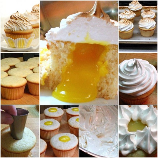 DIY Lemon Meringue Cupcakes