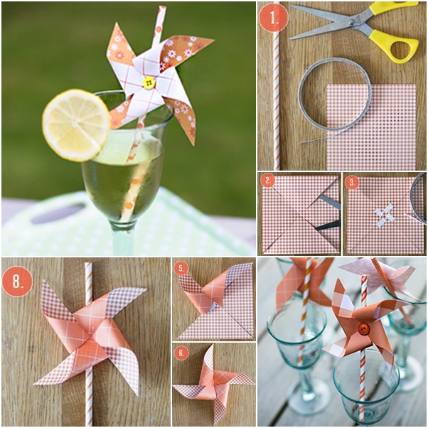 DIY Windmill straws f