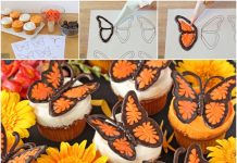 DIY Cute Chocolate Butterflies (Video) DIY Chocolate Butterflies Cupcake Topping Video