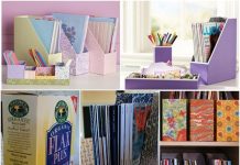 How to DIY Simple File Organier DIY maganize file organizer