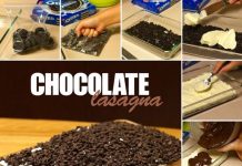 How to DIY Tempting No Bake Chocolate Lasagna Delicious and Tempting No Bake Chocolate Lasagna Recipe
