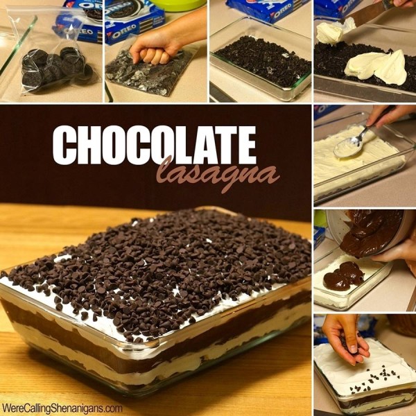 Delicious and Tempting No Bake Chocolate Lasagna Recipe