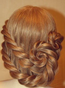 DIY Updo Lace Braid Rose Hairstyle0.jpg