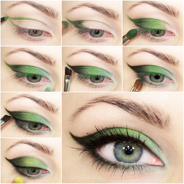 Diy Green Fairy Smokey Eye Makeup