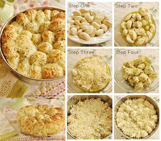 Garlic Cheese Pull-Apart Bread