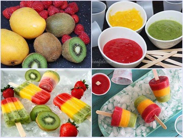 Homemade Ice Popsicles