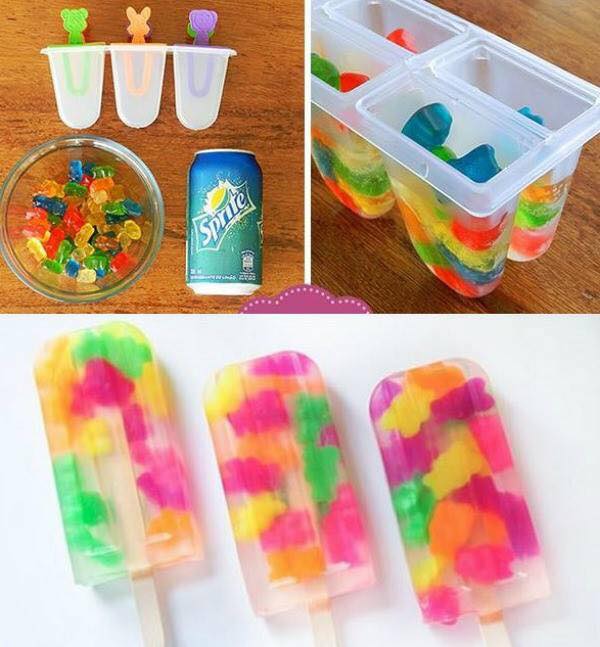 Homemade Ice Popsicles