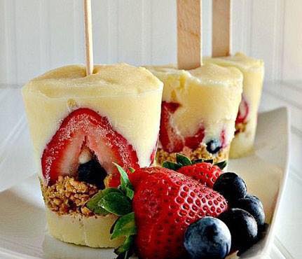 Homemade Ice Popsicles