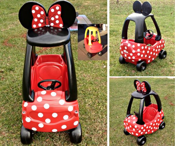 How To Make Minnie Mouse Car