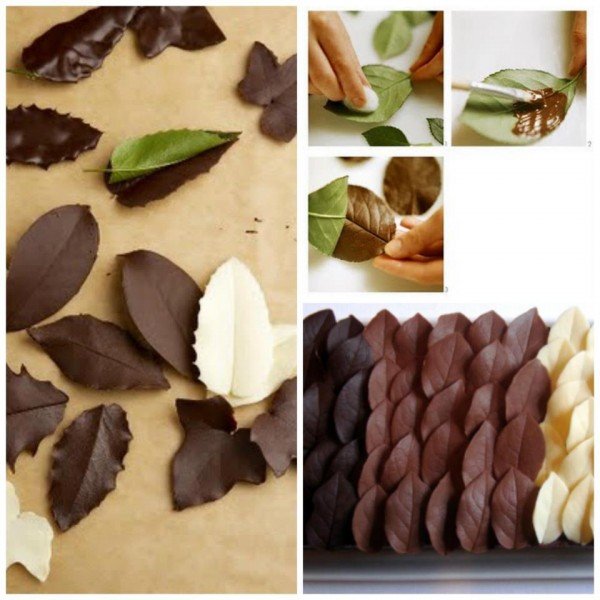 How to DIY Chocolate Leaf for cake decorating tutorial with video