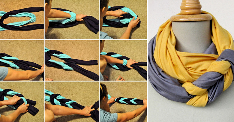 How to Make Braided Scarf