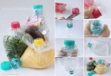 How to Close the Bag with Plastic Bottle Caps How to close the bag using a plastic bottle cap