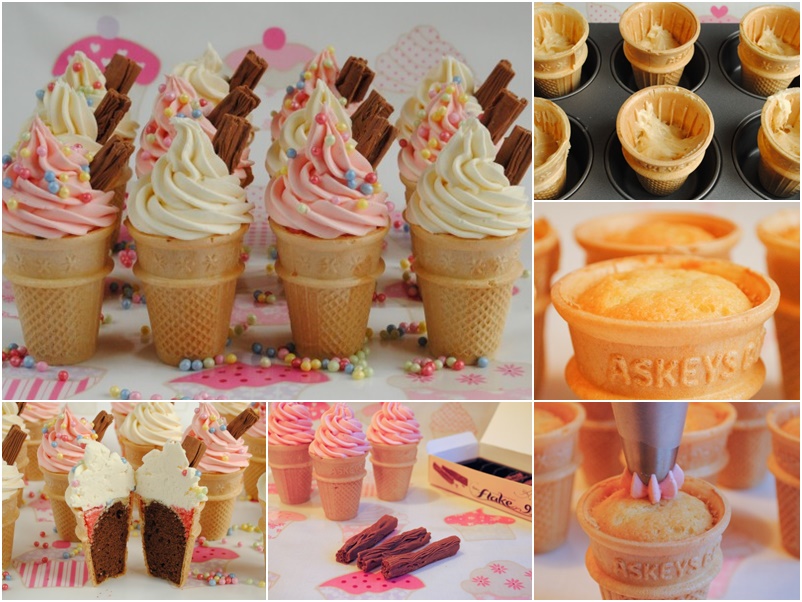 How to make Ice Cream Cone Cupcakes