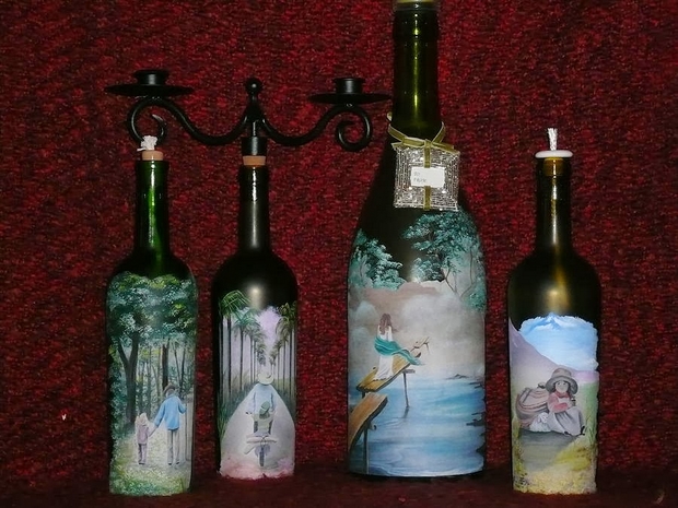 Glass Bottle Decoration Ideas, Creative Things To Do With Glass Bottles