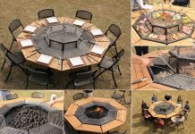 Creative Multi-Purpose Jag Grill Firepit BBQ Table Creative Multi-Purpose Jag Grill Firepit BBQ Table