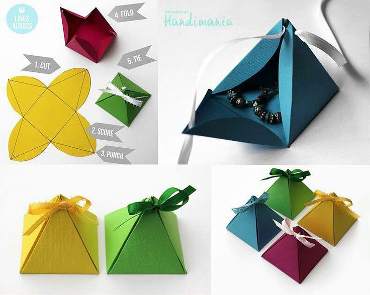 How to DIY Pyramid gift box easy printables