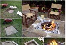How to DIY Make a Square Fire Pit how-to-diy-make-a-square-fire-pit tutorial