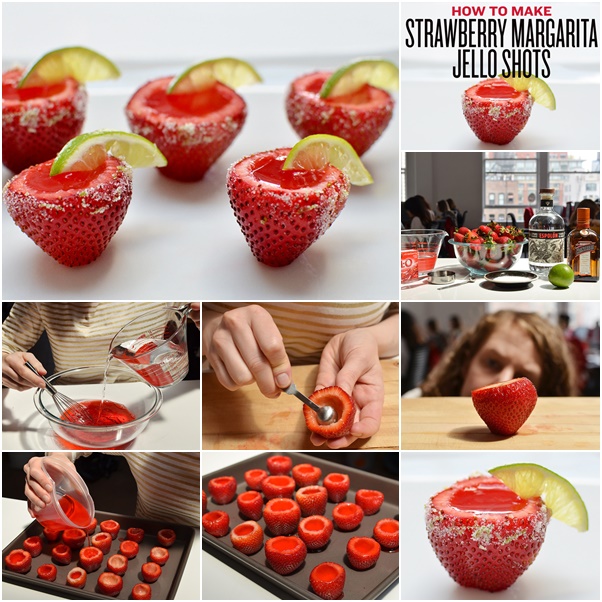 How to Make Strawberry Margarita Jello Shots