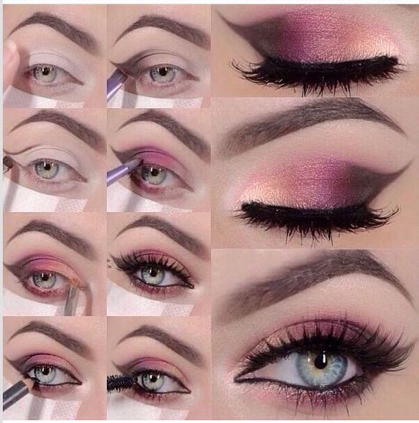 Stunning Hot Pink Smokey Eye Makeup Tutorials2